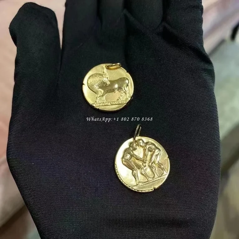 Van Cleef & Arpels VCARP7SW00 Zodiaque medal Librae (Libra) Yellow gold 5