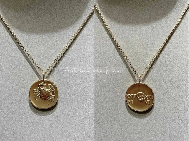 Van Cleef & Arpels VCARP7SX00 Zodiaque medal Cancri (Cancer) Yellow gold 4