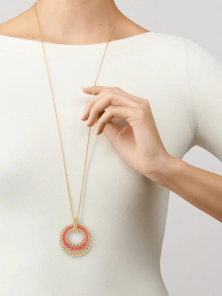 Van Cleef & Arpels VCARP4DL00 Perlée couleurs transformable long necklace Yellow gold Necklace 14