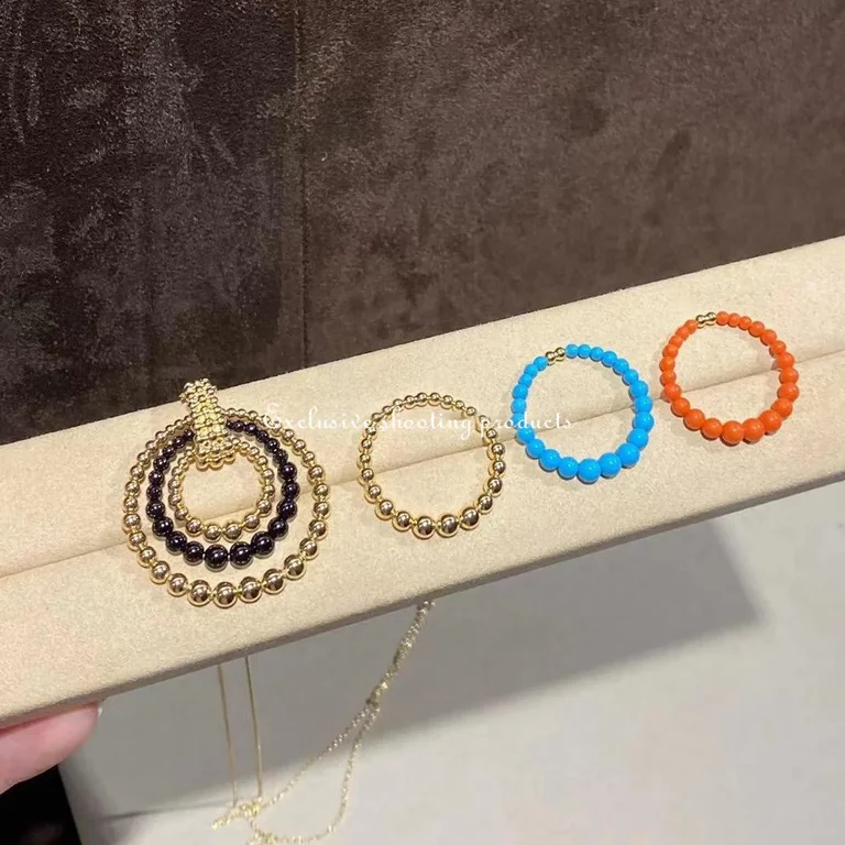 Van Cleef & Arpels VCARP4DL00 Perlée couleurs transformable long necklace Yellow gold Necklace 8