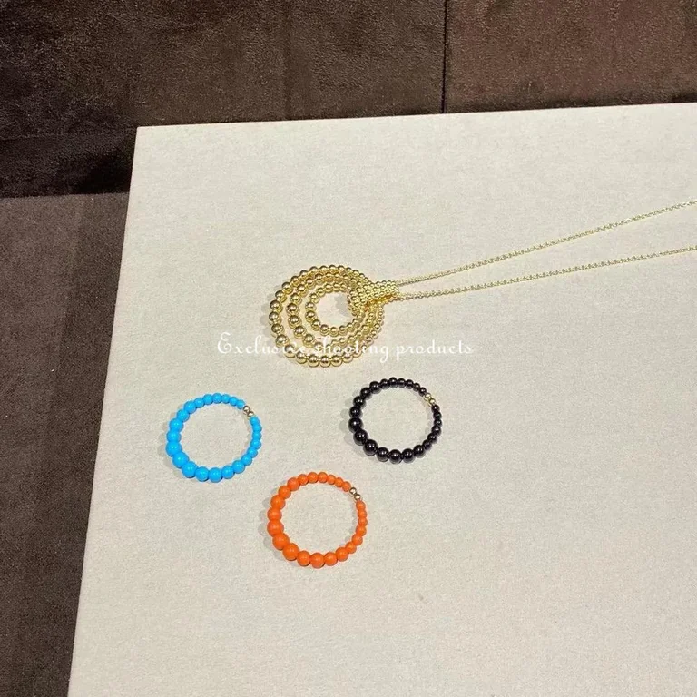 Van Cleef & Arpels VCARP4DL00 Perlée couleurs transformable long necklace Yellow gold Necklace 2