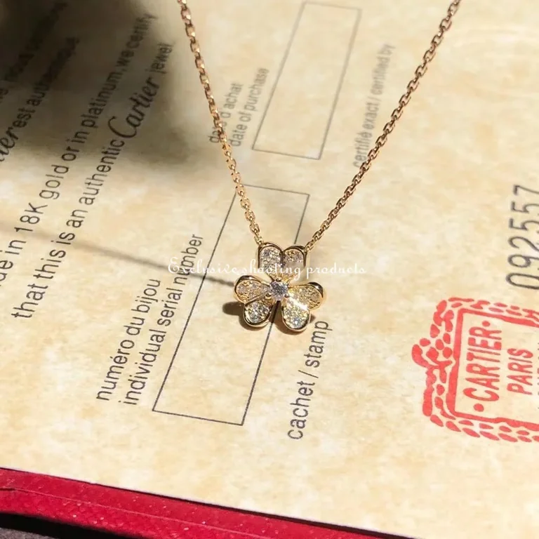 Van Cleef & Arpels VCARP24000 Frivole pendant mini model Yellow gold Diamond Necklace 6