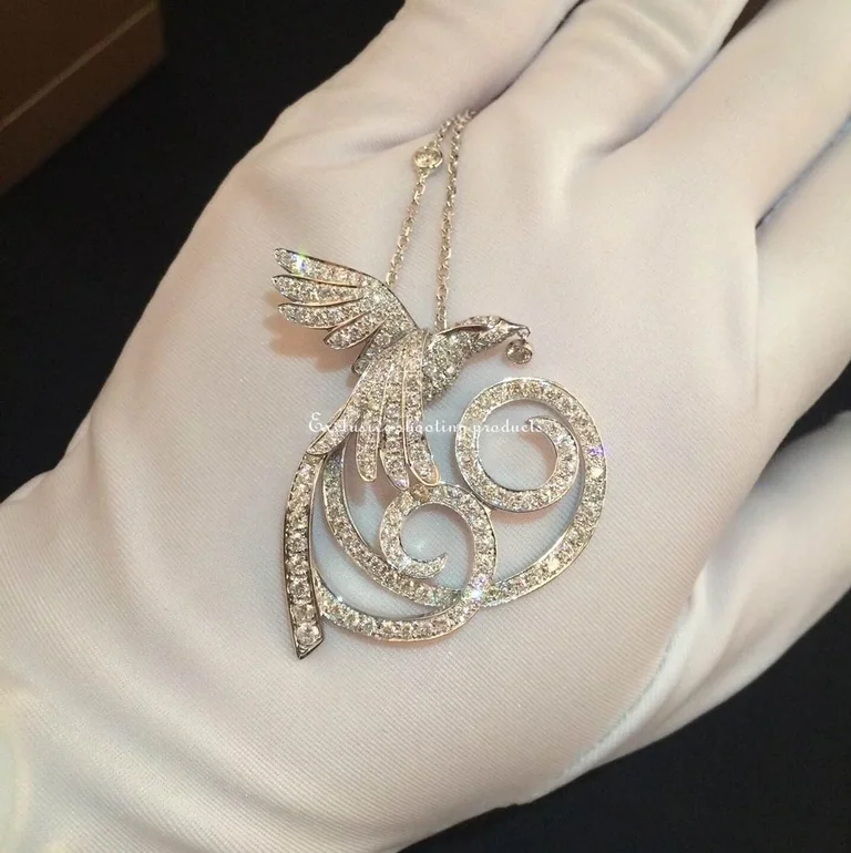 Van Cleef & Arpels VCARN5PD00 Fauna Oiseaux De Paradis Necklace 6