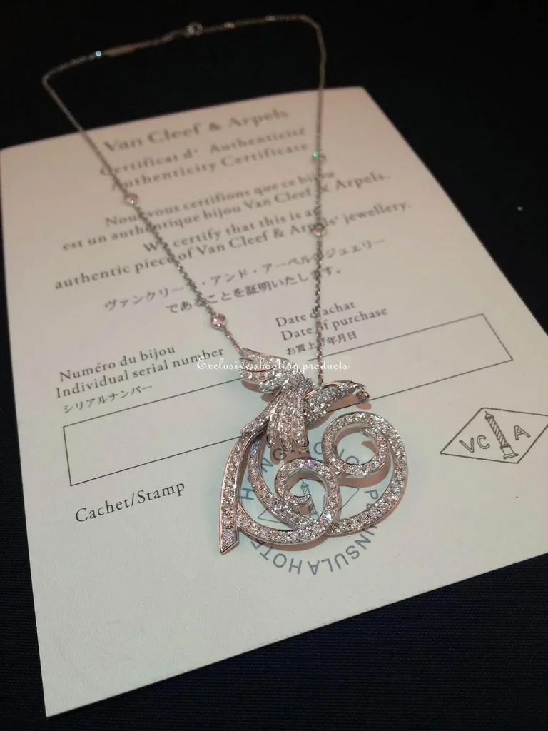 Van Cleef & Arpels VCARN5PD00 Fauna Oiseaux De Paradis Necklace 4