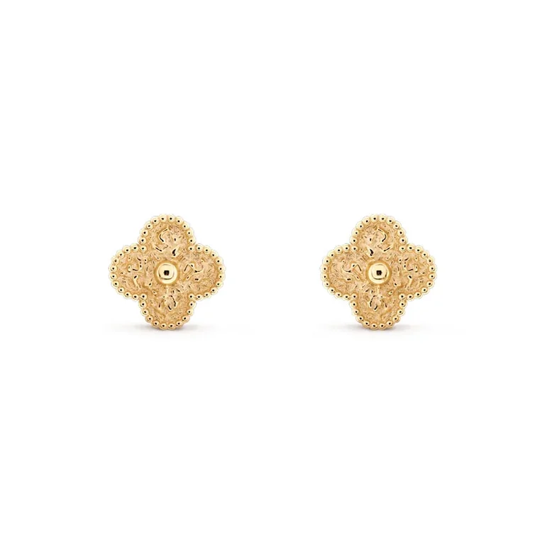 Van Cleef & Arpels VCARO1IH00 Vintage Alhambra earrings Yellow gold 1