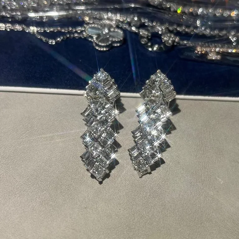 Cartier Reflection De Cartier Earrings White Gold Diamonds H8000459 Coral 38