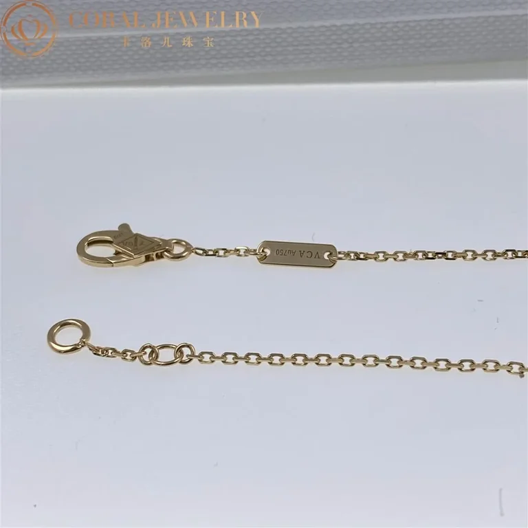 Van Cleef & Arpels VCARN59K00 Sweet Alhambra bracelet Yellow gold Carnelian Customized Edition bracelet 3