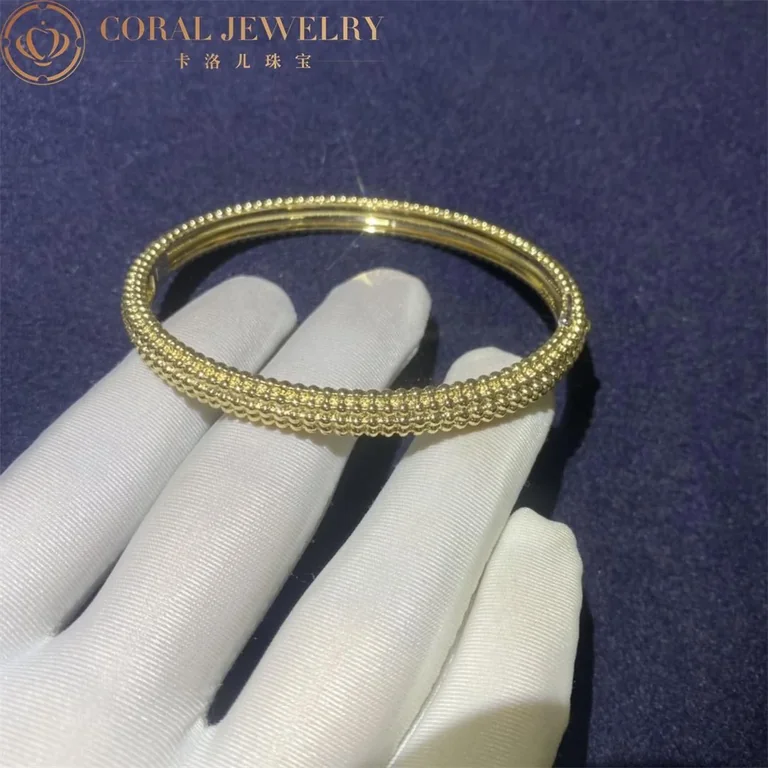 Van Cleef & Arpels VCARP0X200 Perlée pearls of gold bracelet 5 rows Yellow gold bracelet 9