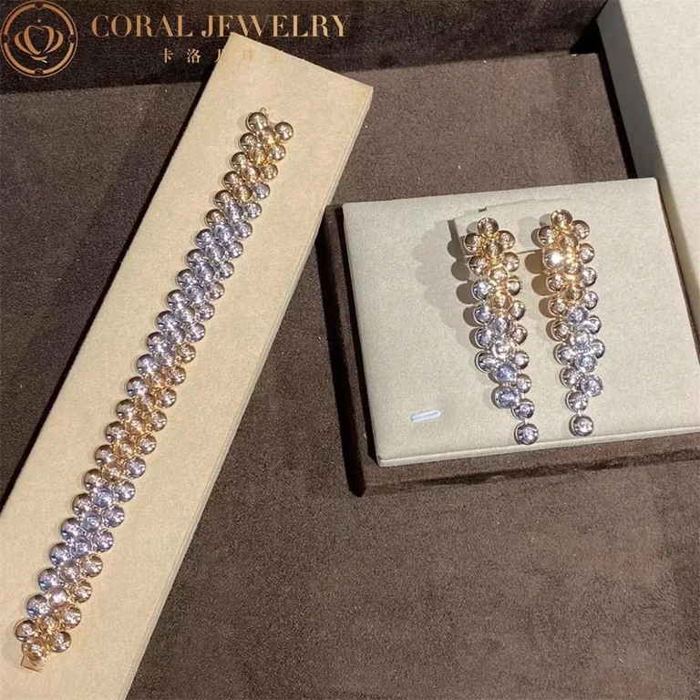 Van Cleef & Arpels VCARP0N200 Bouton d?or bracelet medium model Rose gold Diamond bracelet 3