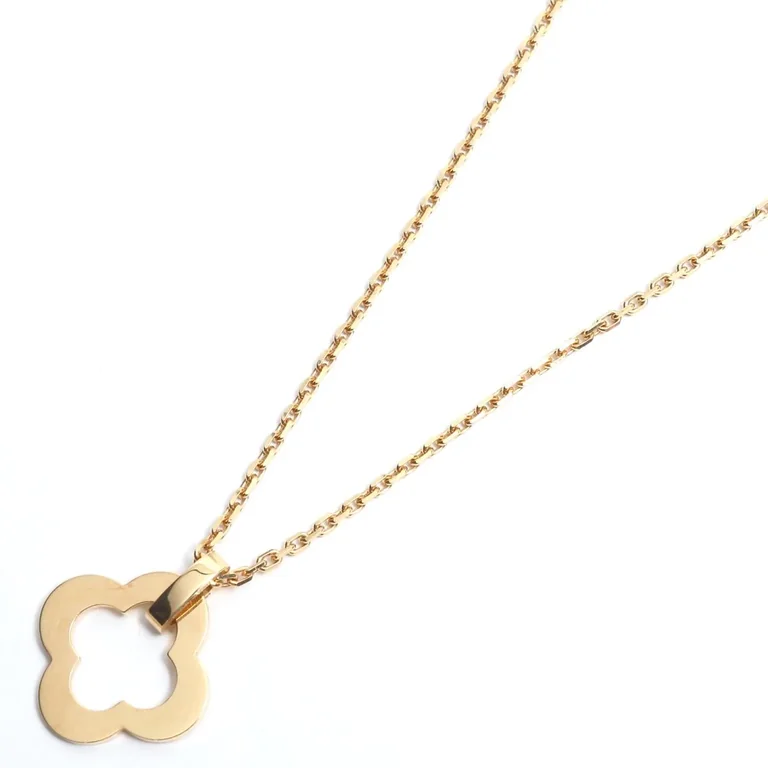 Van Cleef & Arpels VCARD38900 Byzantine Alhambra pendant Yellow gold Necklace 5