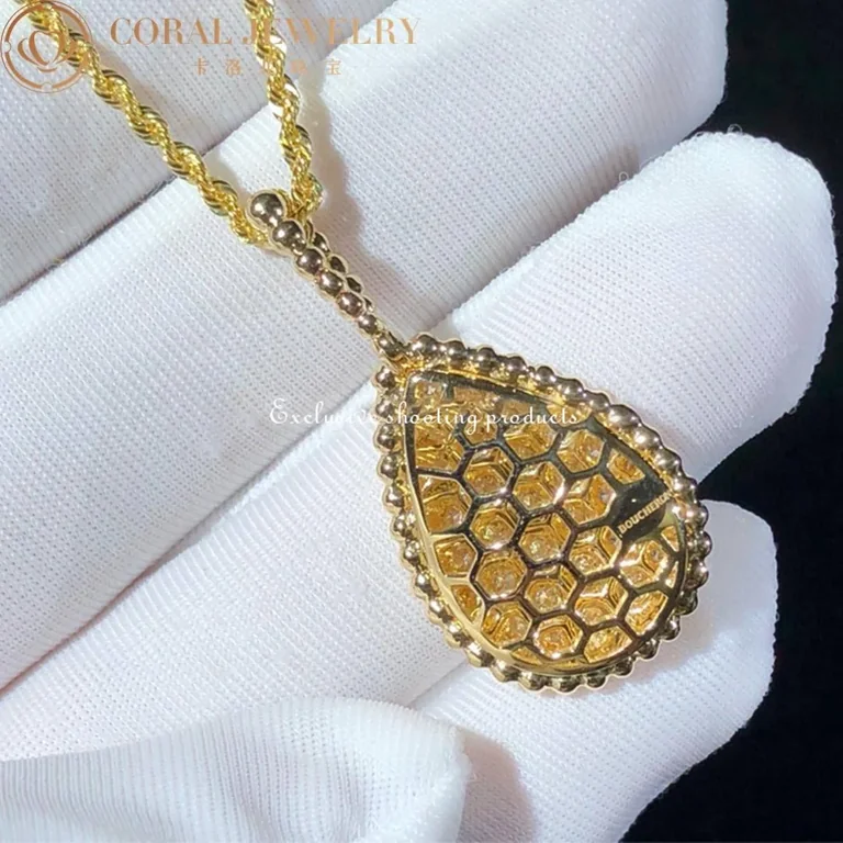 Boucheron Serpent Boheme Yellow Gold Long Necklace L Motif Jcl00682 Coral 28