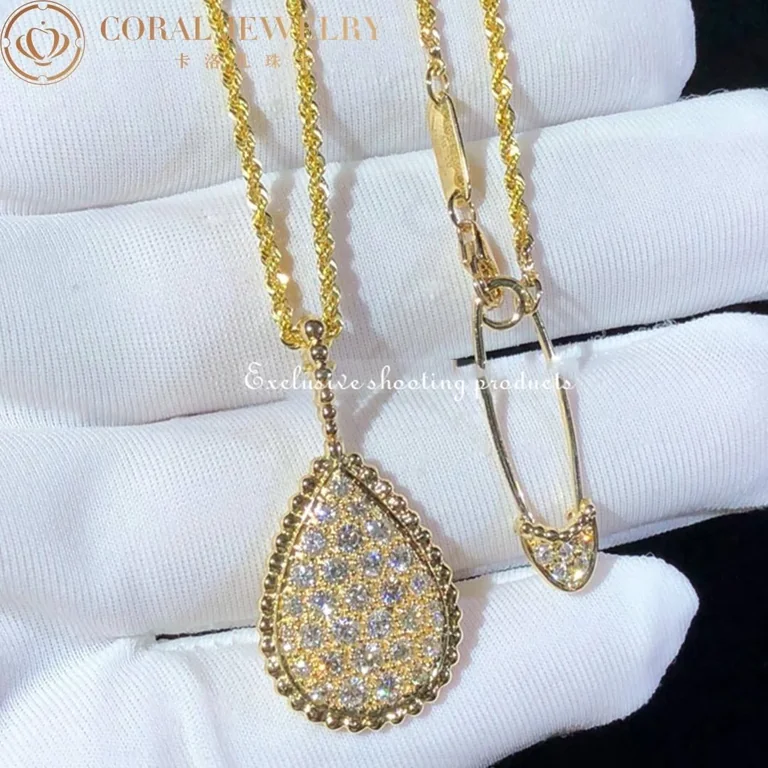 Boucheron Serpent Boheme Yellow Gold Long Necklace L Motif Jcl00682 Coral 58