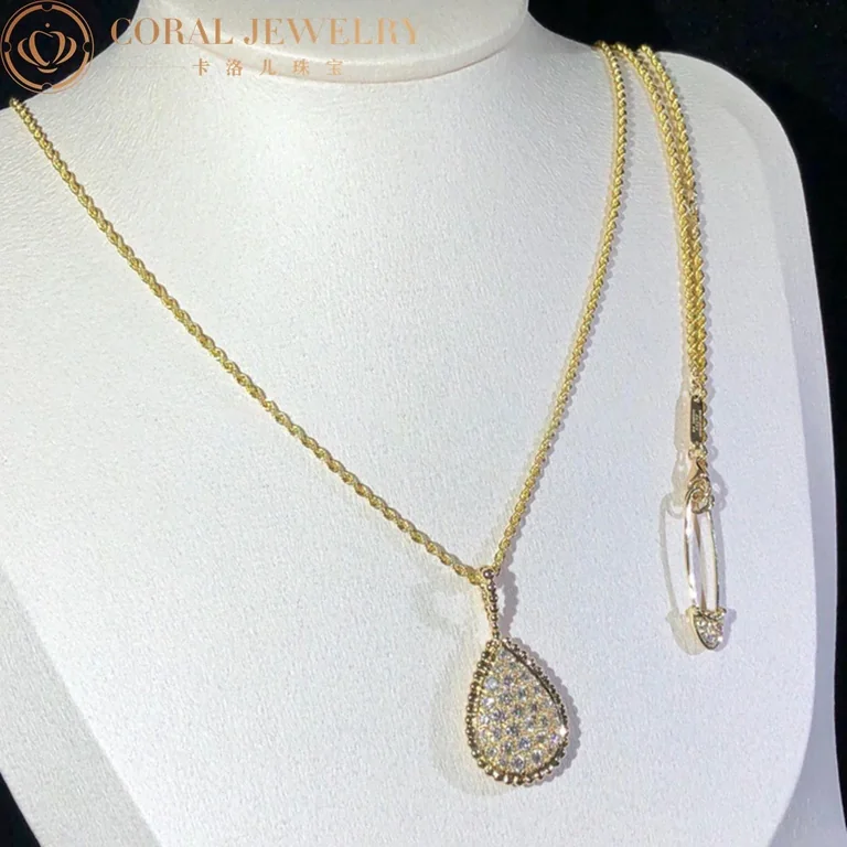 Boucheron Serpent Boheme Yellow Gold Long Necklace L Motif Jcl00682 Coral 68