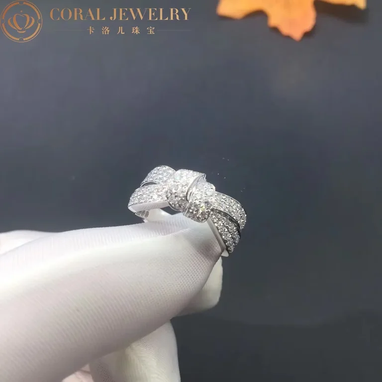 Chaumet Liens Seduction Ring White Gold Diamonds 083238 Coral 28