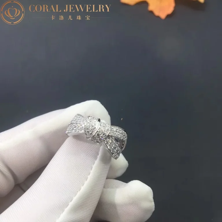 Chaumet Liens Seduction Ring White Gold Diamonds 083238 Coral 48