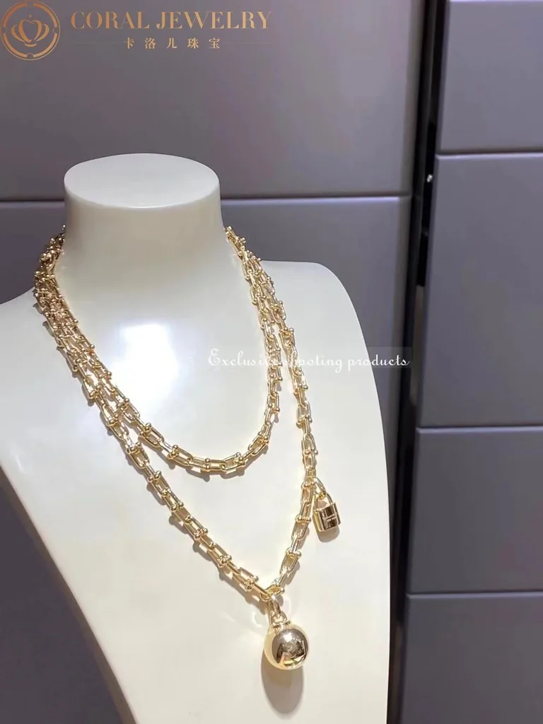 Tiffany Hardwear Wrap Necklace Coral 242