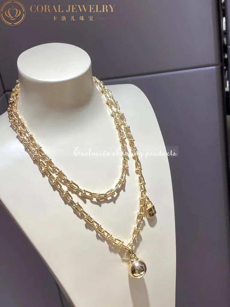 Tiffany Hardwear Wrap Necklace Coral 253