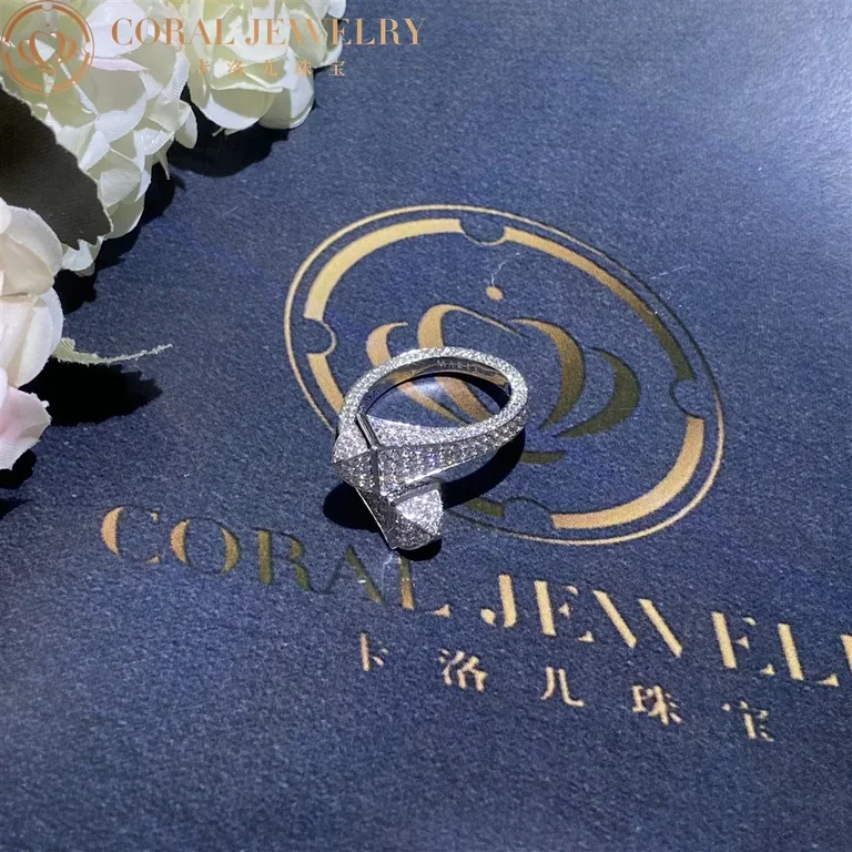 Marli Cleo Full Diamond Ring In White Gold Cleo R7 46