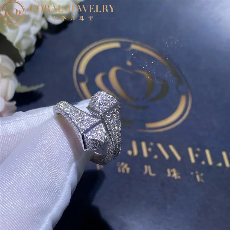 Marli Cleo Full Diamond Ring In White Gold Cleo R7 55