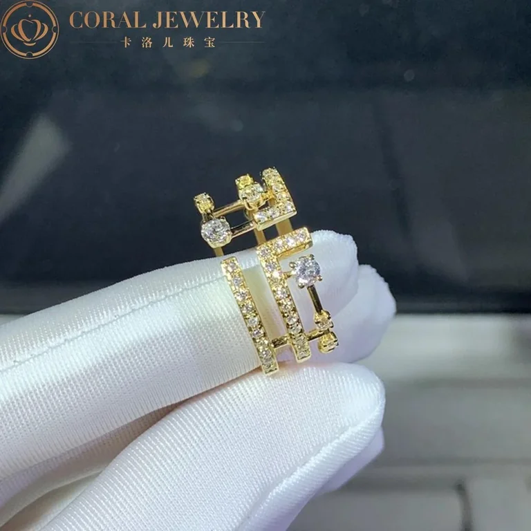 Marli Avenues Ring In Yellow Gold Aven R2 Coral 111