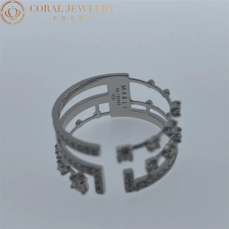 Marli Avenues Ring In White Gold AVEN-R2
