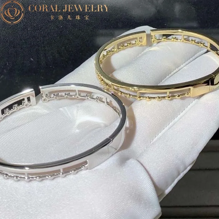 Marli Avenues Open Hinged Bracelet In Yellow Gold Aven B2 CORAL 28