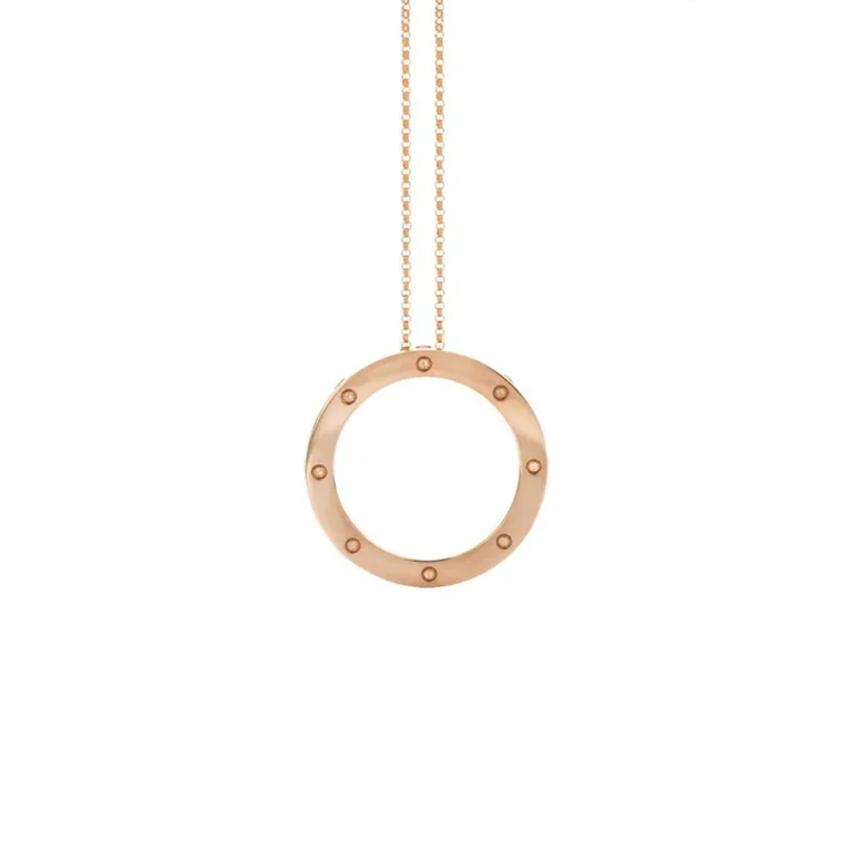 Roberto Coin Pois Moi Rose Gold Necklace 58