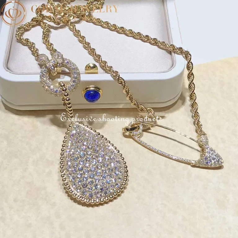 Boucheron Serpent Boheme Pendant JCL00818M Yellow Gold Diamond XXL Motif 5