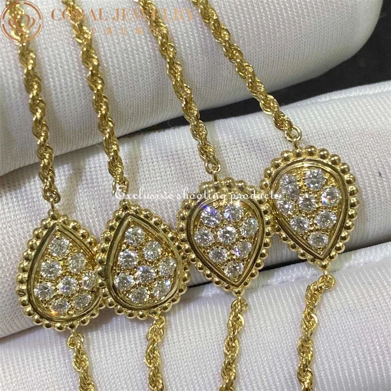 Boucheron Serpent Boheme Necklace JCL00980 Yellow Gold Diamond 2