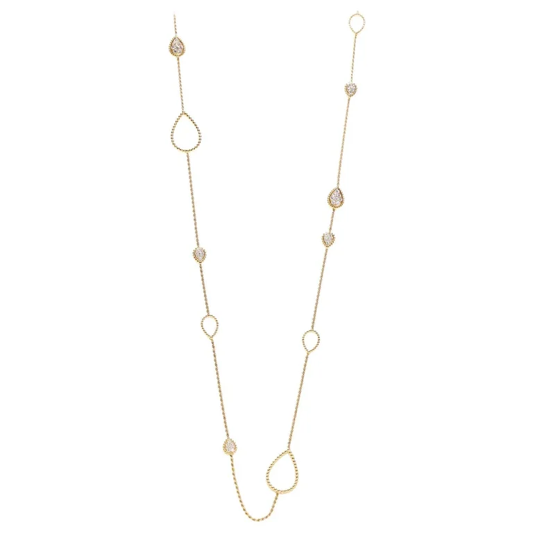 Boucheron Serpent Boheme Necklace JCL00722 Yellow Gold Diamond 1