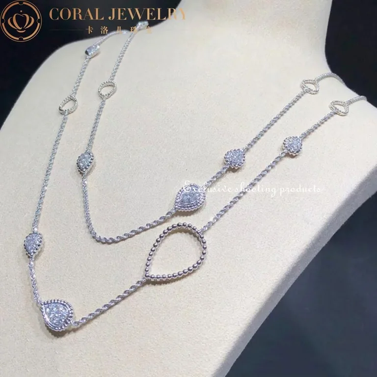 Boucheron Serpent Boheme Necklace JCL00723 White Gold Diamond 4