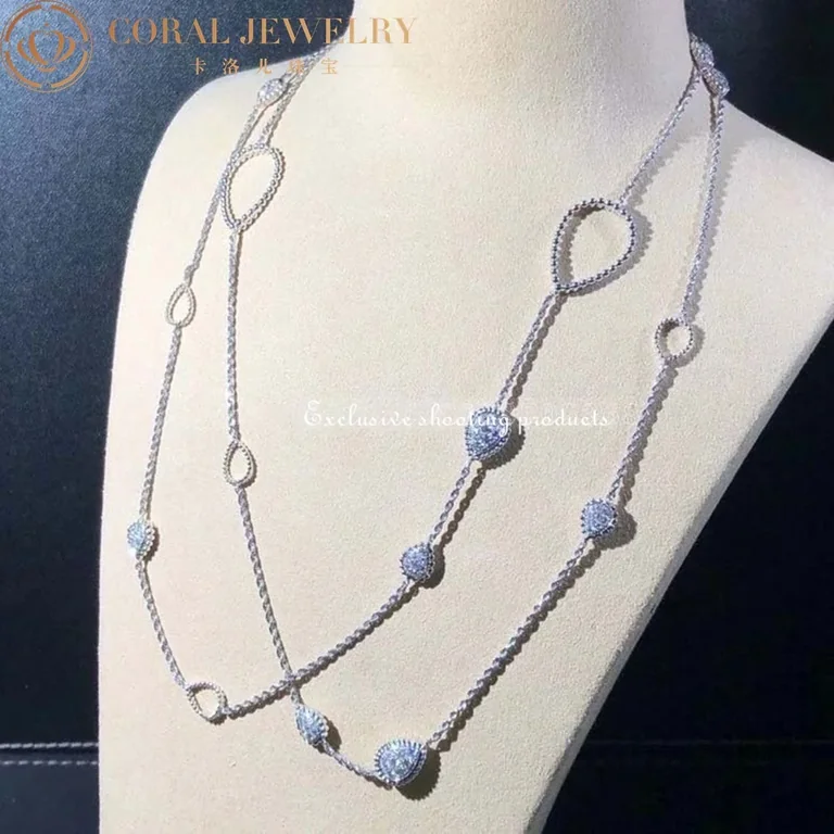 Boucheron Serpent Boheme Necklace JCL00723 White Gold Diamond