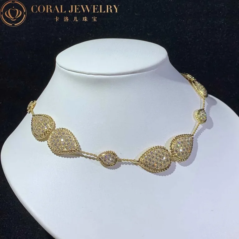 Boucheron Serpent Boheme Pompon Necklace Jcl00911m Coral 146