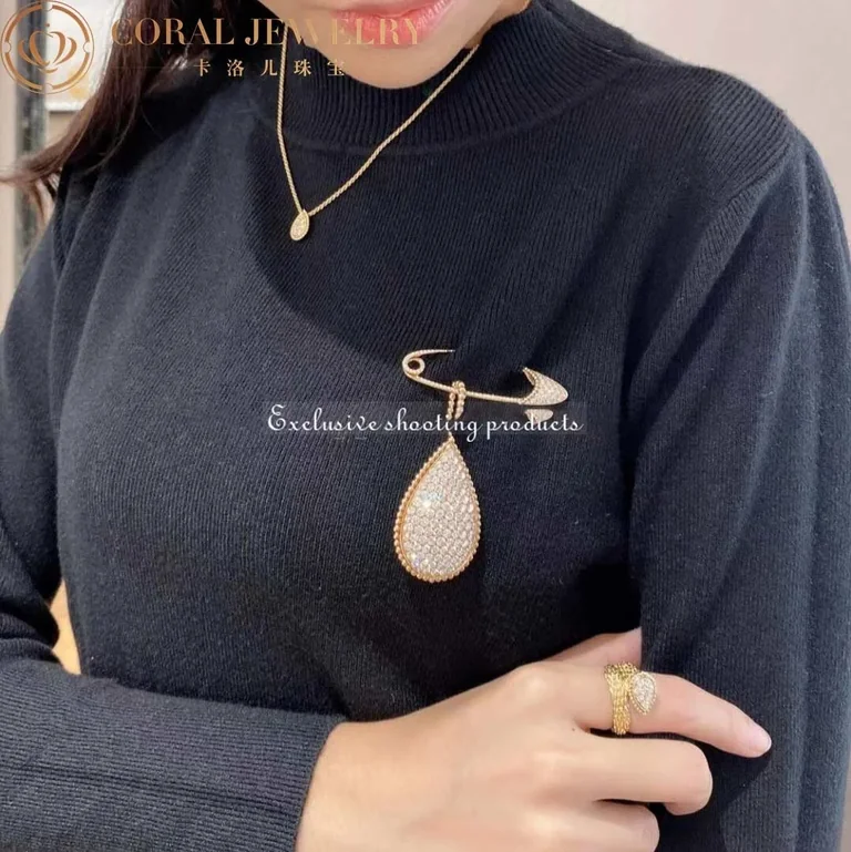 Boucheron Serpent Boheme Pink Gold Diamond Xxl Motif Pendant Jcl00931m Coral 66