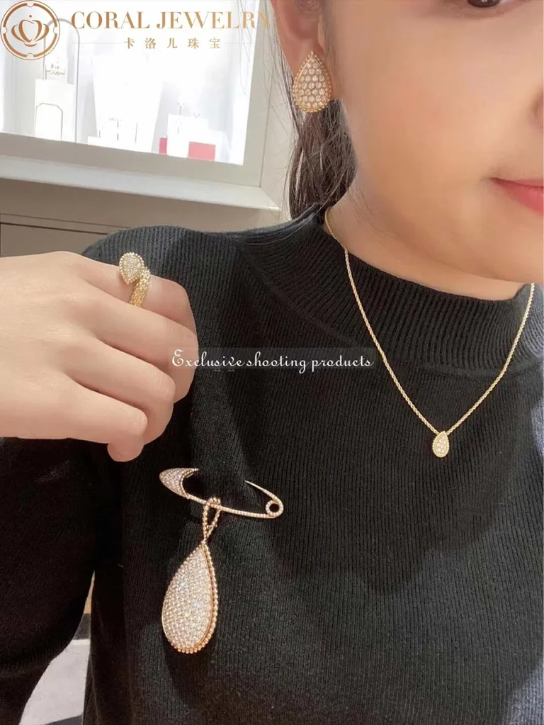 Boucheron Serpent Boheme Pink Gold Diamond Xxl Motif Pendant Jcl00931m Coral 77