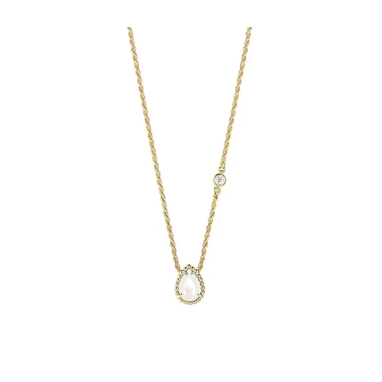 Boucheron Serpent Bohème Pendant JPN00626 Yellow Gold Diamond Pearl XS Motif 2
