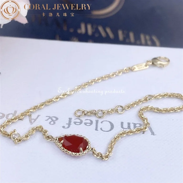 Boucheron Serpent Boheme Bracelet JBT00810 Yellow Gold Diamond Carnelian 4