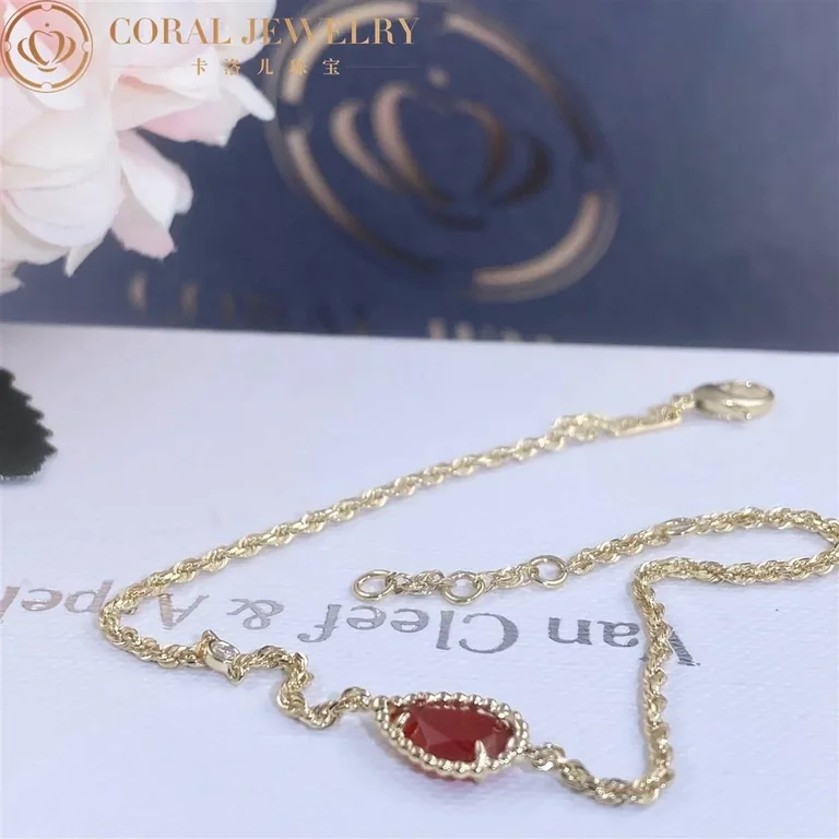 Boucheron Serpent Boheme Bracelet JBT00810 Yellow Gold Diamond Carnelian 3