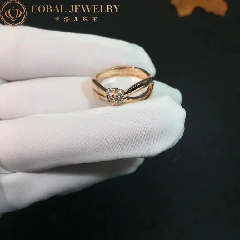 Chaumet Liens Séduction Ring 083055 Rose Gold Diamonds 3