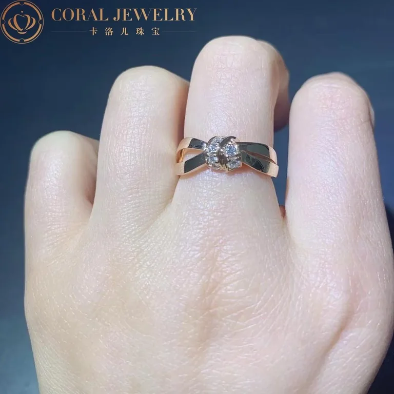 Chaumet Liens Séduction Ring 083055 Rose Gold Diamonds 2