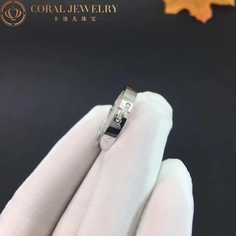 Chaumet Liens Évidence Wedding Band 081685 Platinum Diamonds 3 MM 081685