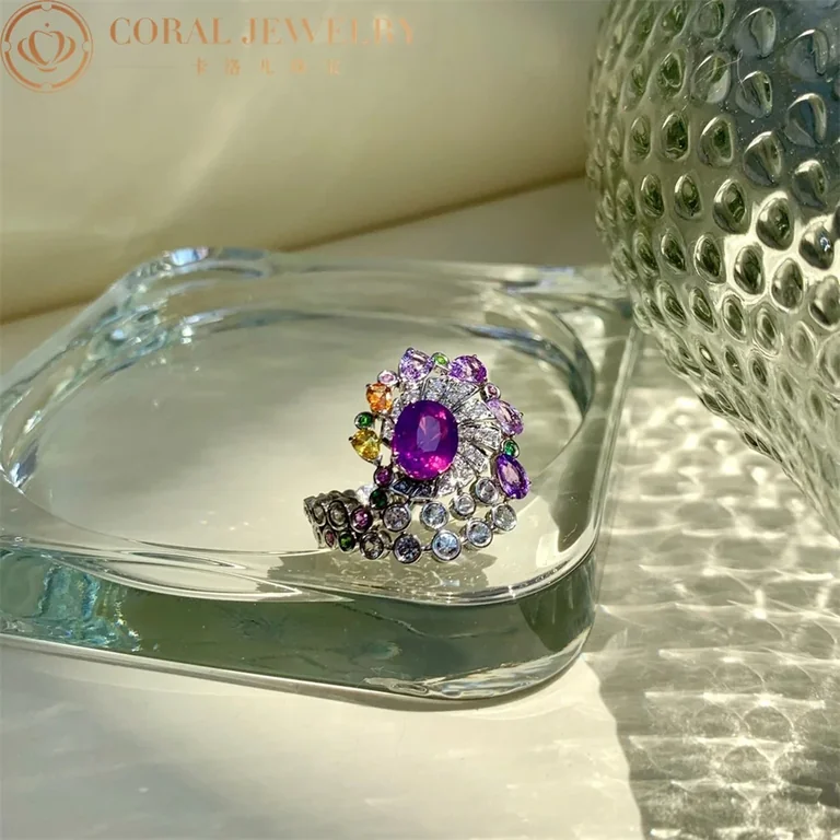 Chaumet Les Ciels De Chaumet Nuages Dor Diamond Ring Coral 33