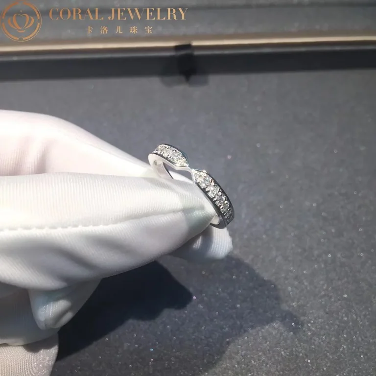 Chaumet Joséphine Triomphe De 082640 Chaumet Wedding Band Platinum Diamonds 2.5 MM 4