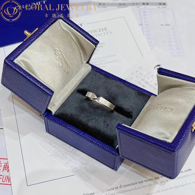 Chaumet Joséphine Triomphe De Chaumet Wedding Band 083836 Platinum Diamond 4.5 mm 3