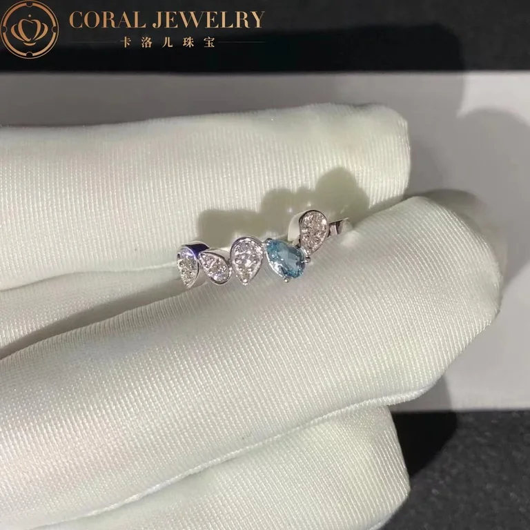 Chaumet Jos�phine Ronde D?aigrettes Ring 084961 White Gold, Aquamarine, Diamonds 6