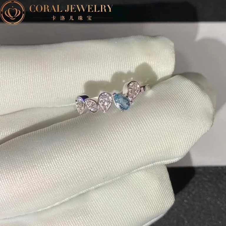 Chaumet Jos�phine Ronde D?aigrettes Ring 084961 White Gold, Aquamarine, Diamonds 4
