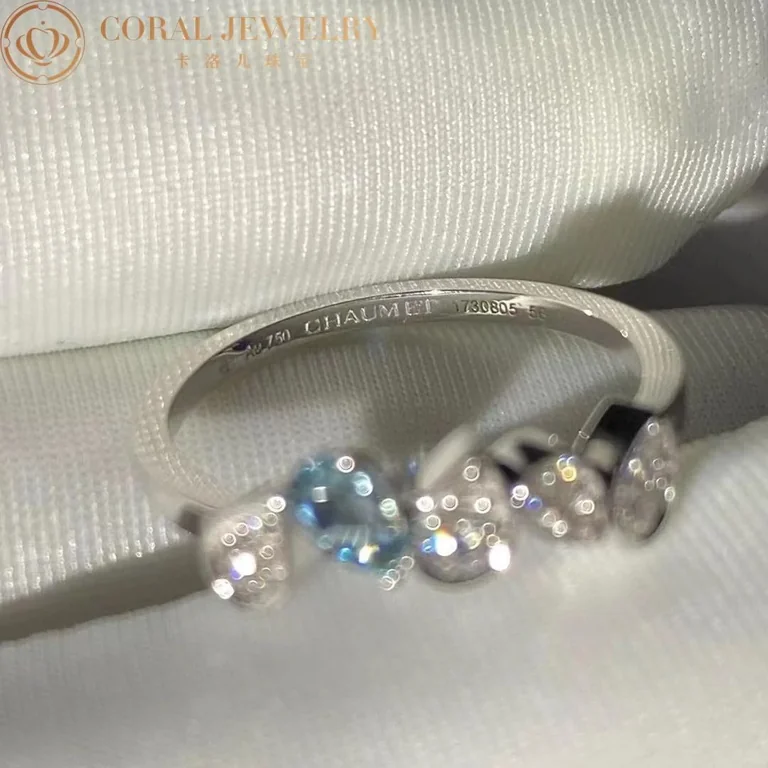 Chaumet Joséphine Éclat Floral Ring J3MZDC Platinum Diamonds