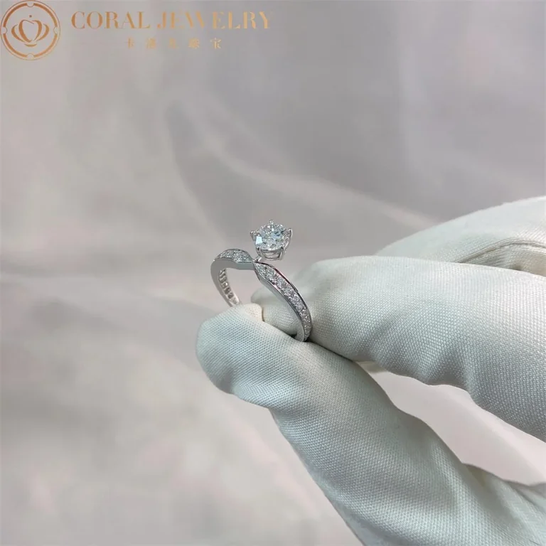 Chaumet Josephine Eclat Deternite Solitaire Platinum Diamonds J3uq00 Coral 33