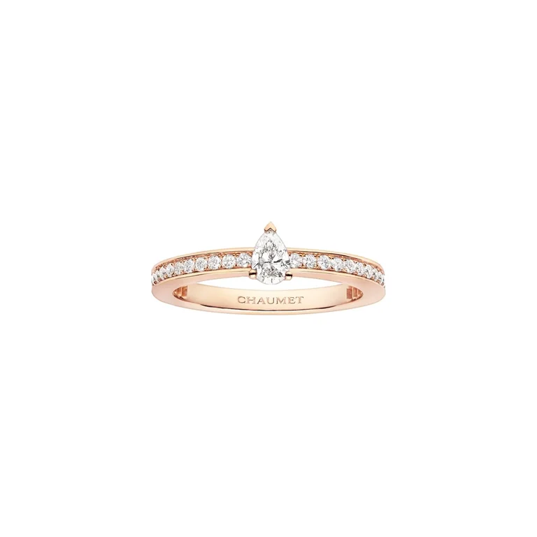Chaumet Josephine Eclat D?eternit� Ring 084724 in Pink Gold and Diamonds 1
