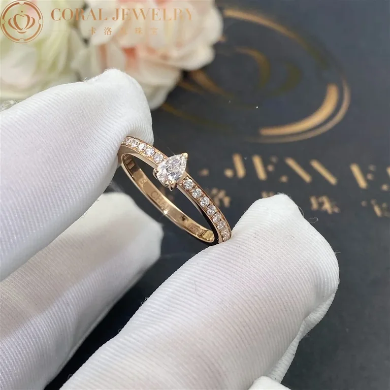 Chaumet Josephine Eclat D?eternit� Ring 084724 in Pink Gold and Diamonds 3